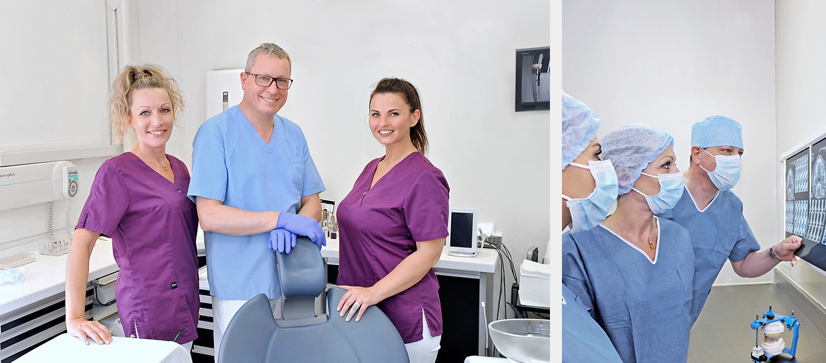 Equipe au complet du Dr. D'Estève de Pradel dentiste beziers